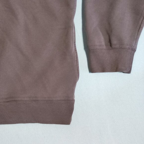 Yamaha Level Wear pull over hoodie thick fleece men's size XL brown loose fit - Picture 7 of 10